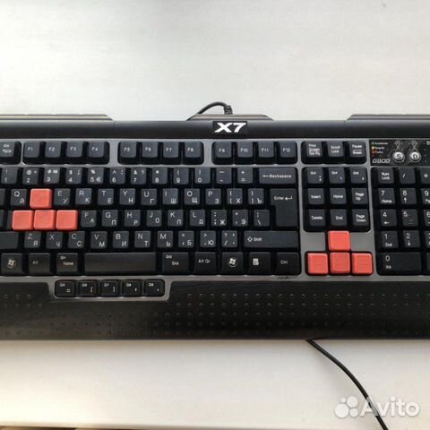 Игровая клавиатура A4Tech X7-G800V Black USB купить в Санкт-Петербурге ...