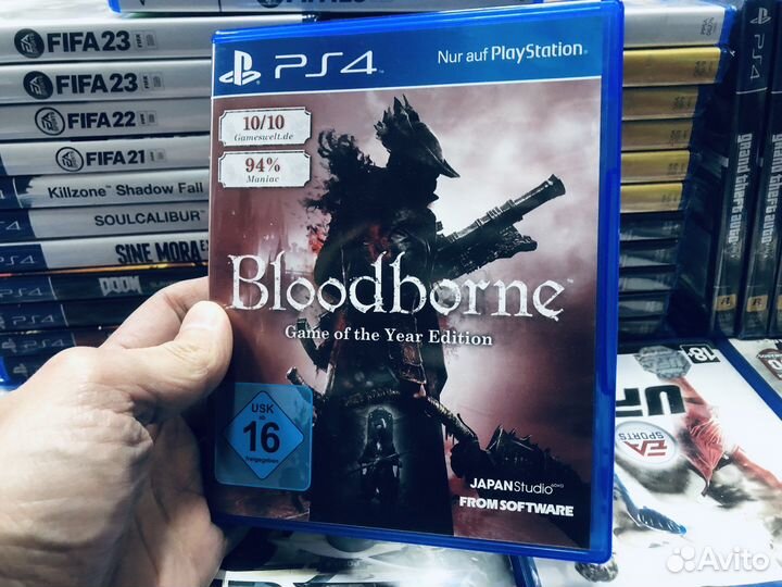 Bloodborne ps4 диск