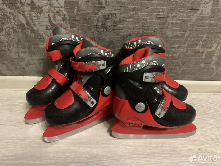 Коньки раздвижные 30-33