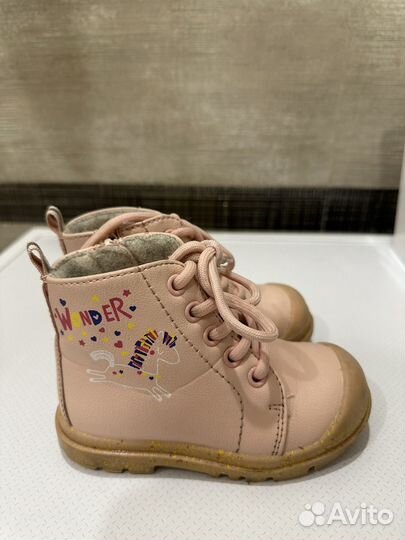 Ботинки демисезонные для девочки 25 размер