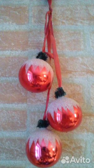 Новогодние игрушки (украшения) гдр