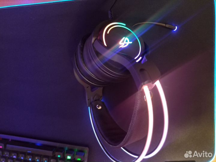 Игровые наушники с микрофоном