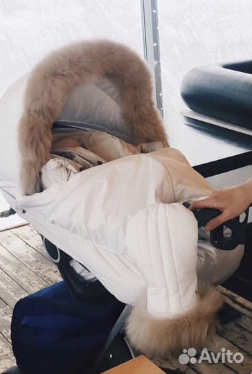 Зимний кит на коляску stokke
