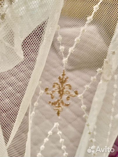 Тюль на кухню новая 3 метра