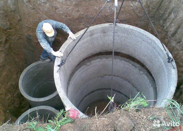 Кольца для сливной ямы, для скважин