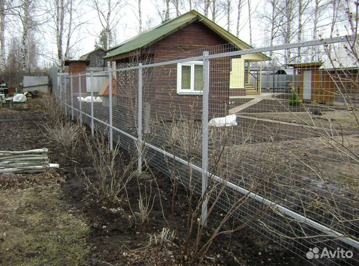 Забор металлический,калитки быстро