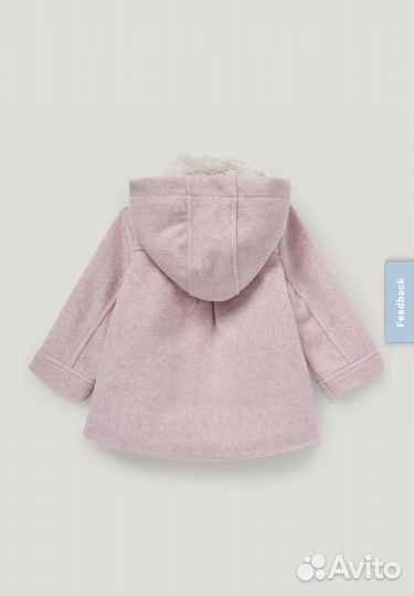 Пальто для девочки 74 80 c&a zara