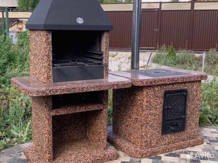 Печи барбекю, гриль, мангал