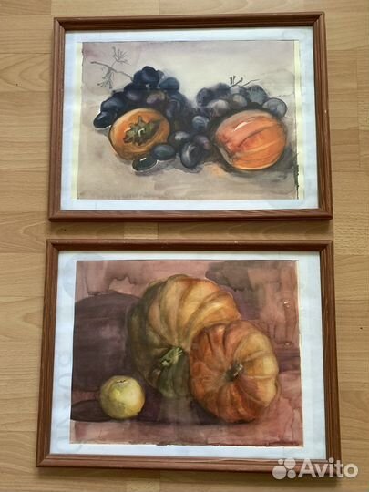 Картины акварелью и акрилом