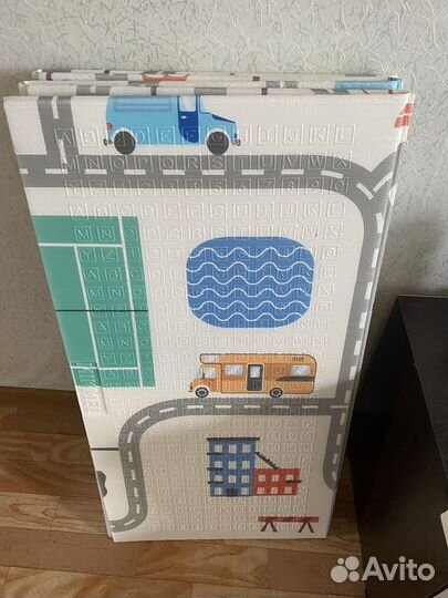 Детский коврик для ползания складной