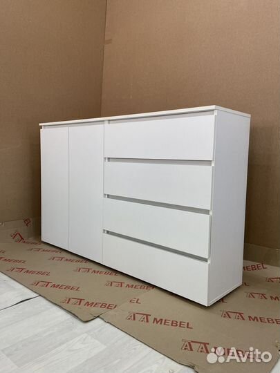 Комод белый широкий, комод под тв