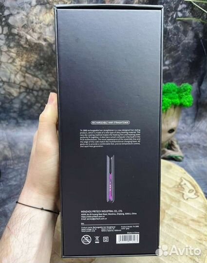 Беспроводной Выпрямитель для волос док станцией