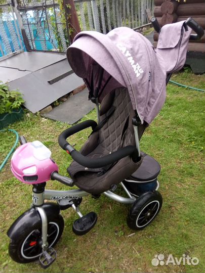 Детский велосипед коляска с ручкой