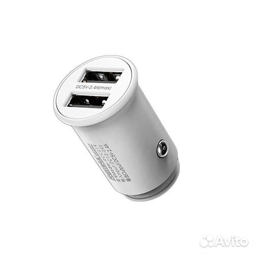 Автомобильный адаптер Remax RCC219 Roki Series 2US