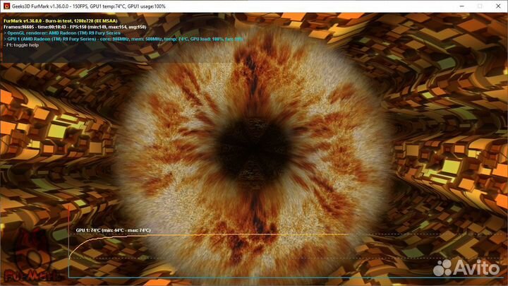 Игровая видеокарта asus strix-R9fury