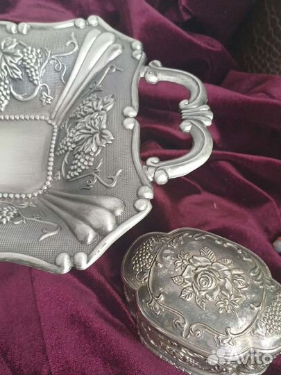 Ваза для фруктов Олово