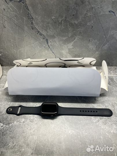 Apple Watch 9 45mm Midnight Полный комплект