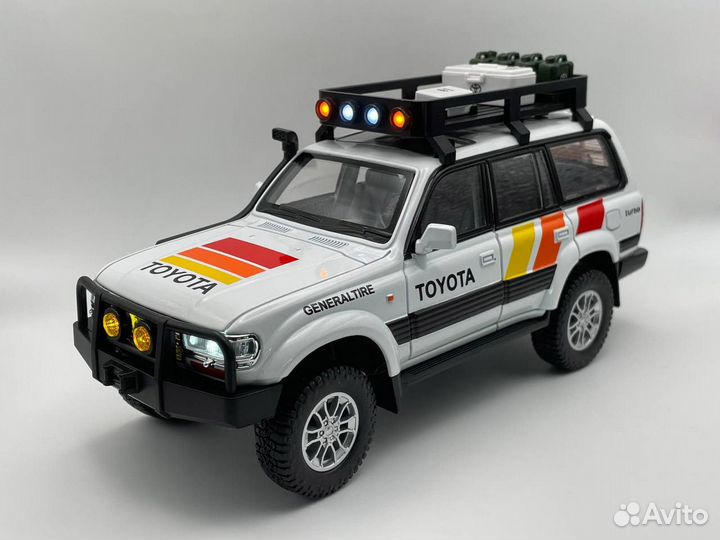 Модель авто Toyota Land Cruiser 80 Off-road 1:24