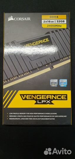 Corsair Vengeance LPX CMK32GX4M2A2400C14