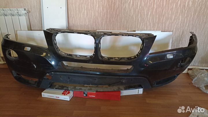 Бампер передний BMW X3 2012 год
