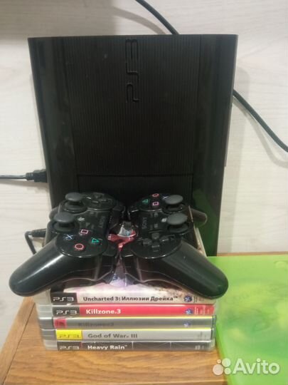 Sony PS3 super slim прошитая 500гб памяти