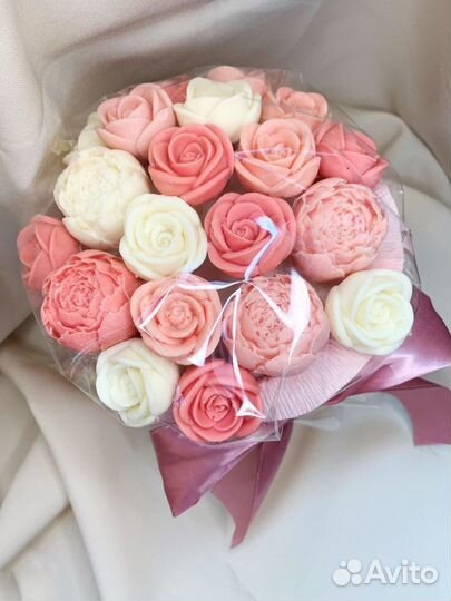 Букет из шоколадных цветов