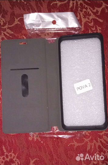 Защитное стекло, чехлы Pova 2