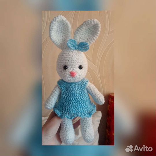 Заяц ручная работа