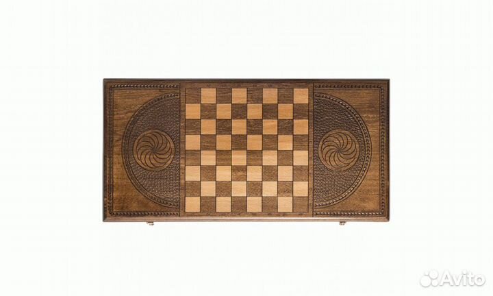 Нарды резные Герб РФ 60 Zakaryan