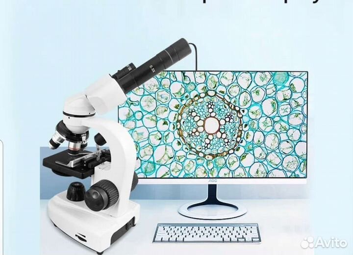 Электронный микроскоп 15000 с видеокамерой
