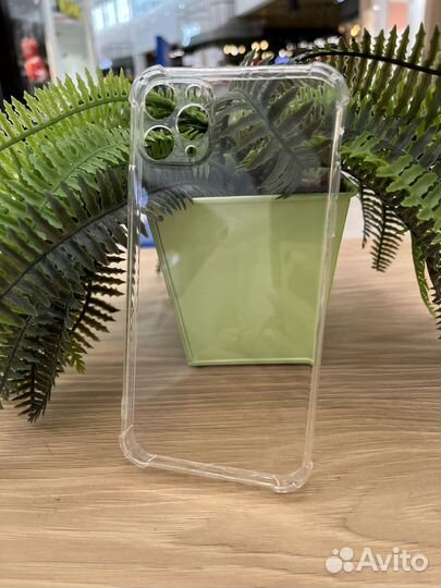 Чехол силиконовый прозрачный на iPhone 11pro Max