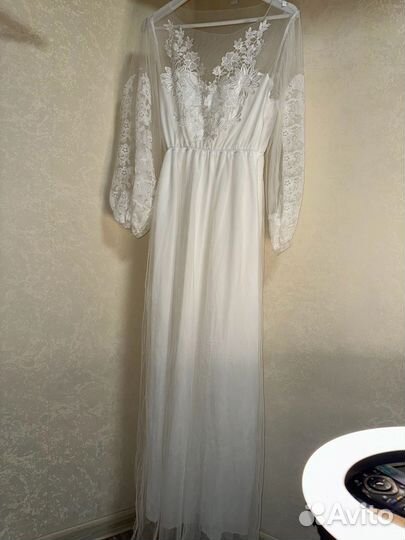 Платье свадебное L, XL