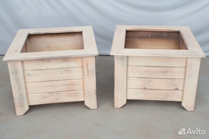 Кашпо деревянное в Скандинавском стиле