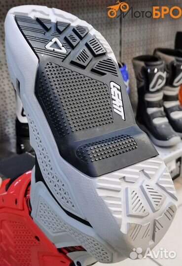Мотоботы эндуро Leatt 5.5 красные / серые