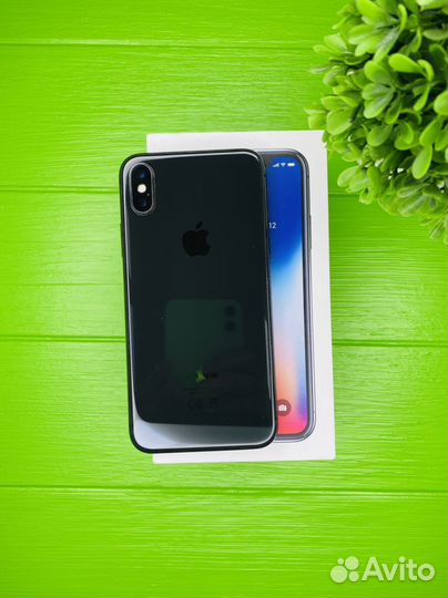 iPhone x 256gb Серый космос;