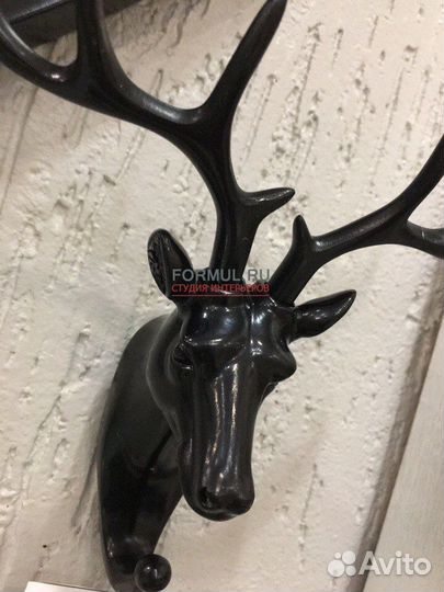 229513 Вешалка Авторская работа Черный олень