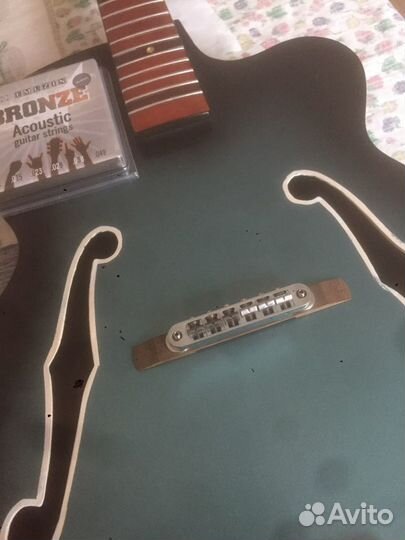 Акустическая гитара Орфей реставрация и апгрейд