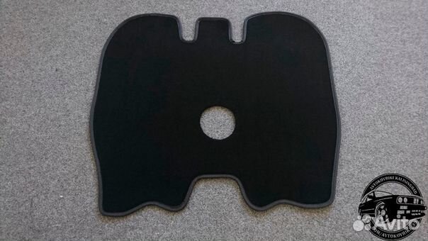 Автоковрик кпп для газ-24 Волга, чёрный