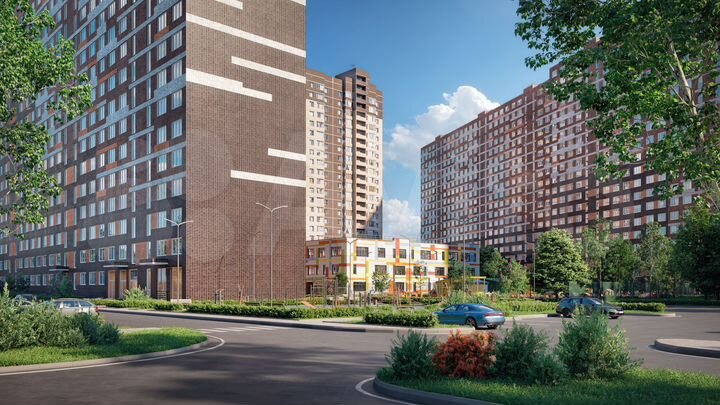 2-к. квартира, 43,7 м², 5/22 эт.