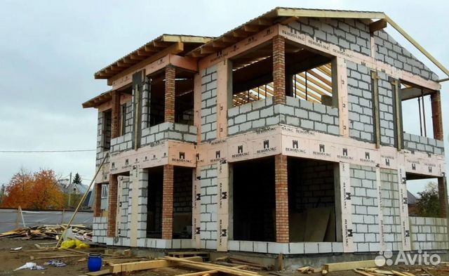 Строительство домов из газобетона / газоблоков в Москве | Услуги | Авито