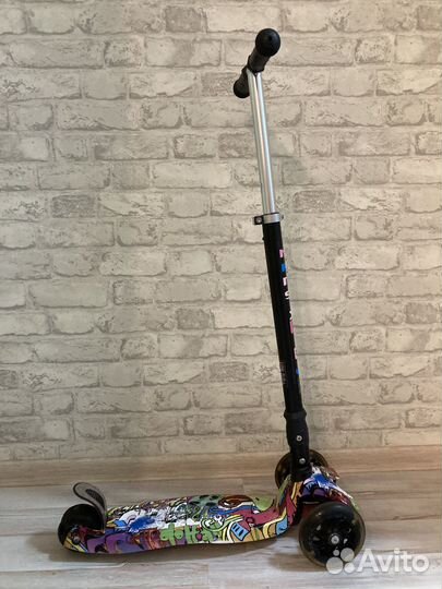 Самокат детский трехколесный бу