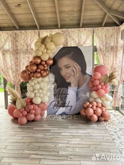 Фотозона с шарами на праздник