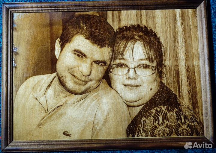 Портрет лазером