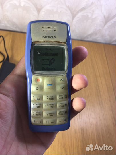 Телефон Nokia 1100 RH-18 синий
