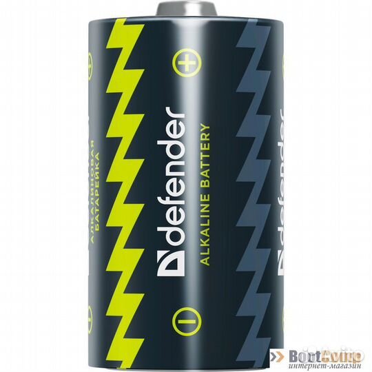 Батарейка алкалиновая Defender LR14-2B C (56032)