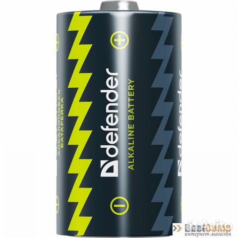 Батарейка алкалиновая Defender LR14-2B C (56032)