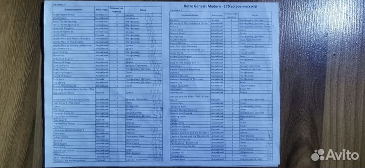 Игровая приставка Retro Genesis Sega беспроводная