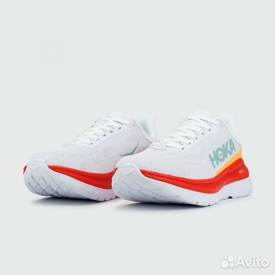 Кроссовки Hoka Mach 4 White Red