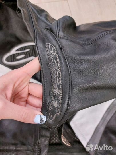 Мотокомбинезон раздельный кожаный