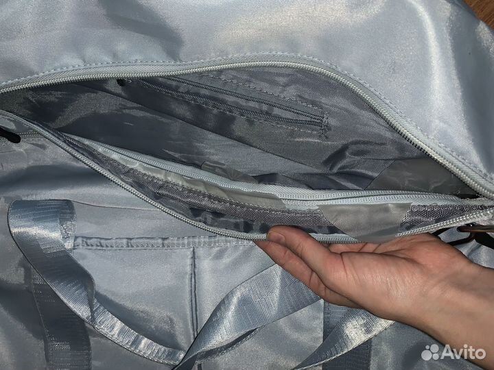 Cумка спортивная голубая